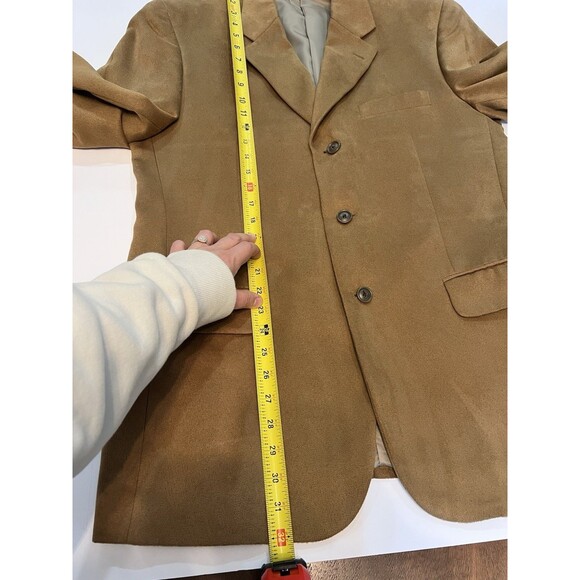 Sports Jacket Micro Suede blend. Alfani Business Casual sports coat 40R - Picture 15 of 16